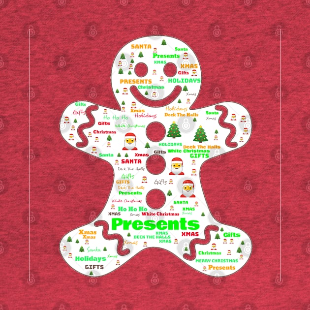 Christmas Gingerbread Man by BellaTilly